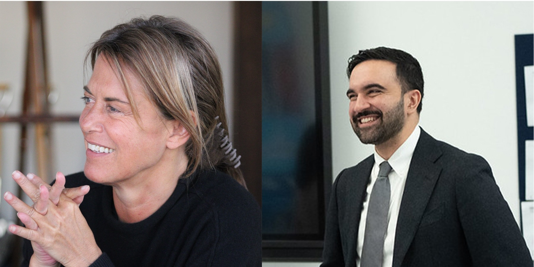 Images of HPD Commissioner Levy and Mayor Mamdani 