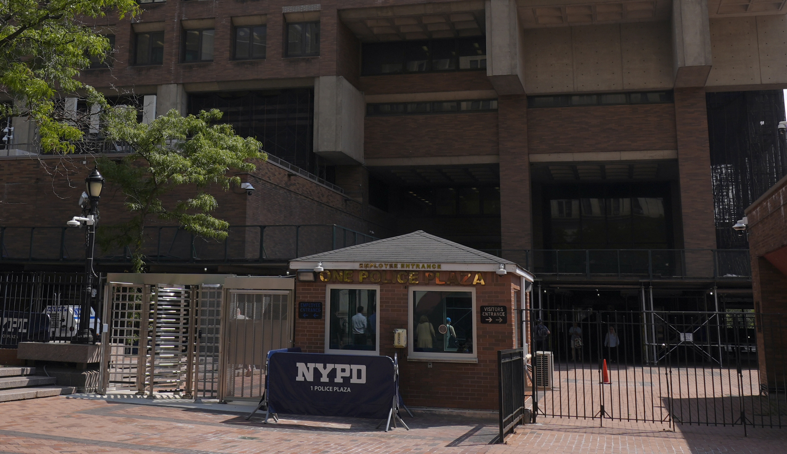 Image of NYPD headquarters. Credit: AP Photo/Pamela Smith